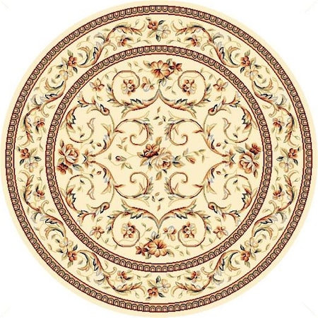 Safavieh Lyndhurst Round Area Rug, Ivory and Ivory - 10 x 10 ft. LNH322A-10R